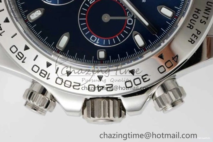 116509 on Best Edition Dial Daytona QF Bracelet SA4130 1:1 SS Blue 0112